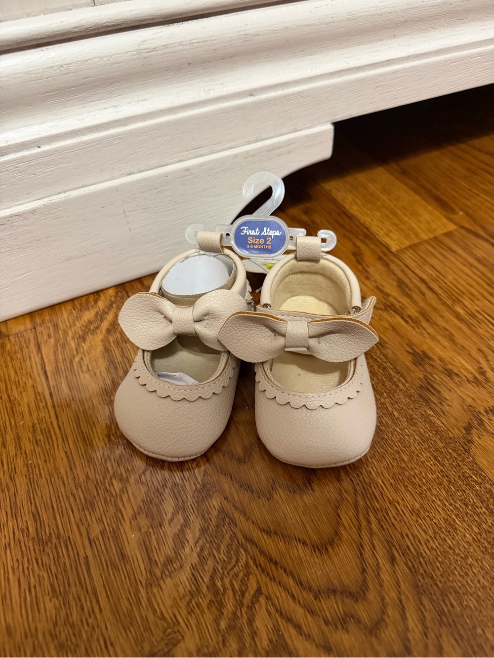 Baby Bow Mary Jane Shoes - Cream